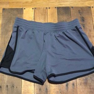 Large Champion grey shorts with black trim